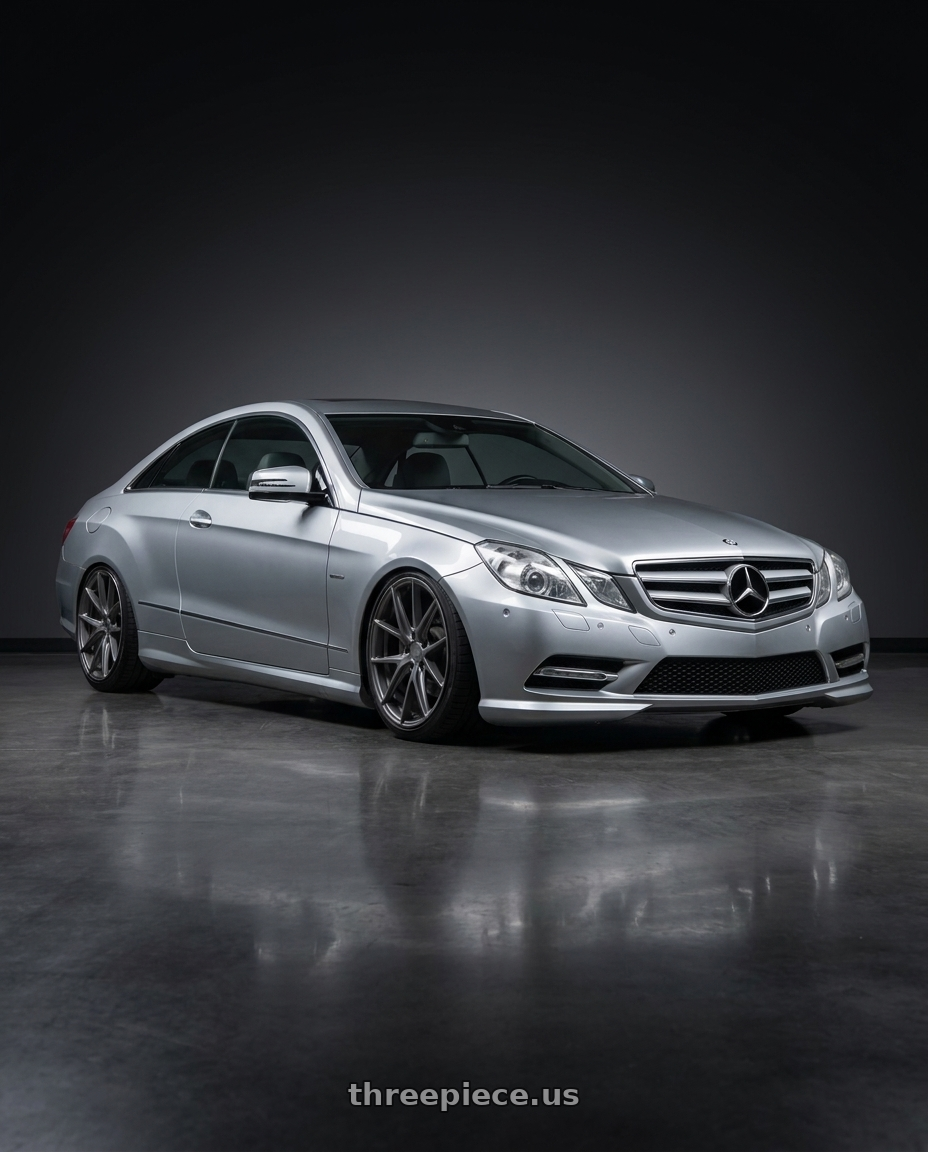 2014 Mercedes-Benz E-Class Coupe C207 with Niche 1PC M116 MISANO 5X112 20X10.5 +27 MATTE GUN METAL wheels