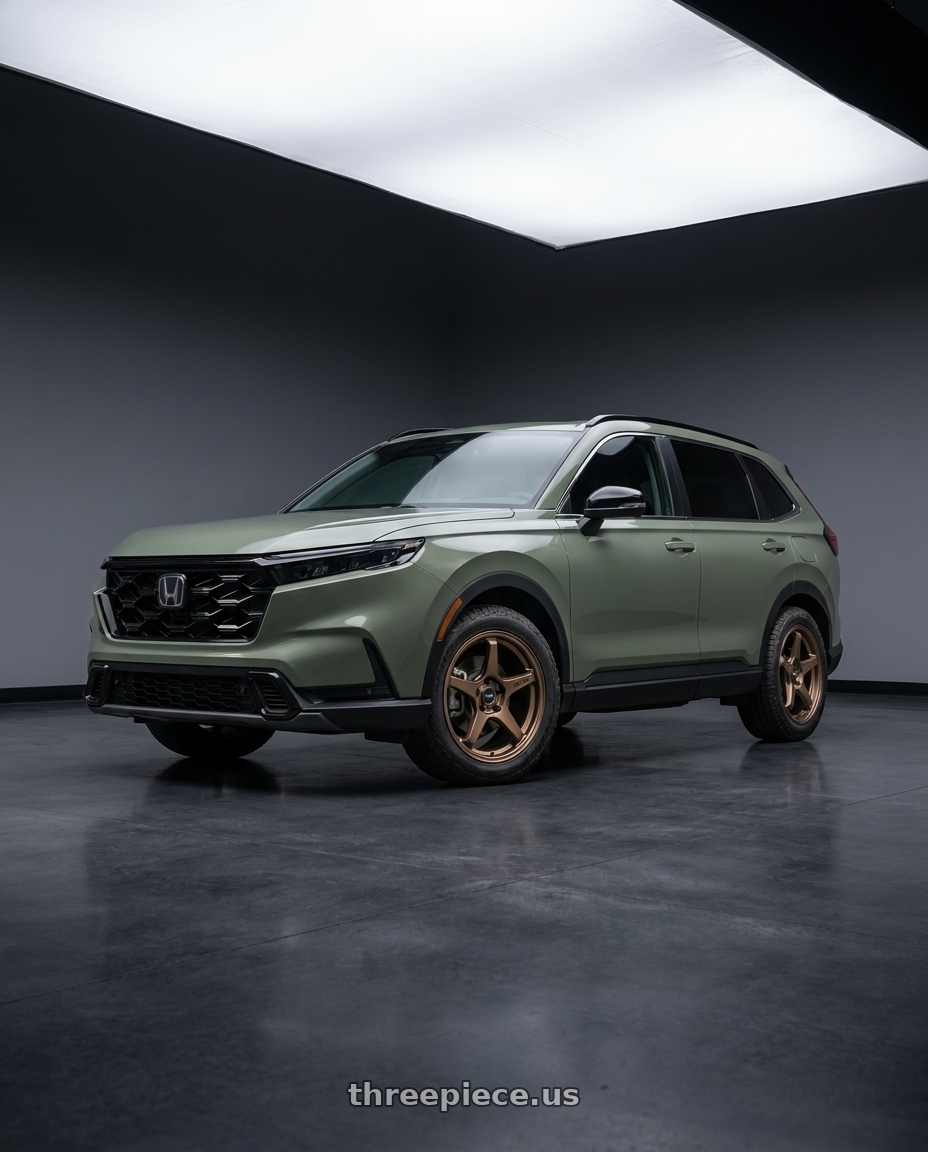 2026 Honda CR-V Hybrid Trailsport with Enkei TS-5 5x114.3 18x8.5+38 Bronze wheels