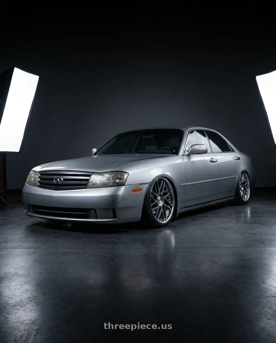 2004 Infiniti M45 with Leon Hardiritt Geist 19x11.5+23 Super Low Disk wheels