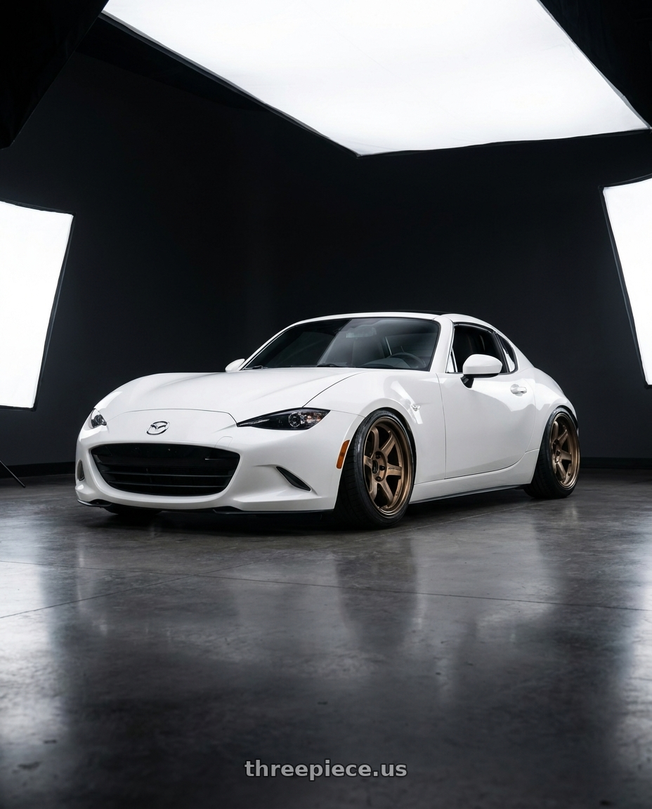 2025 MZADA MX5-RF BY ITSDENNY.NINES with Volk Racing 21C 5x114.3 18X10.5-25  Bronze wheels