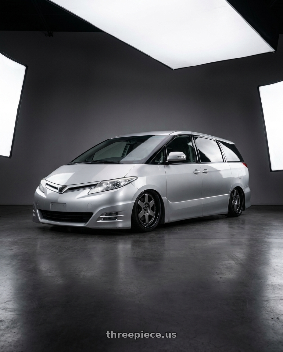 2015 Toyota previa with Black Rhino CALICO 5X127 20X9 0 MATTE GUNMETAL W/ MATTE BLACK LIP wheels