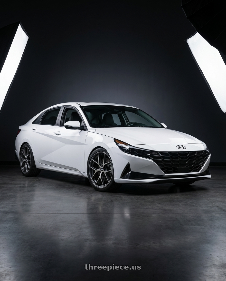 2024 Hyundai Elantra N with BBS CC-R 5x114.3 19x8.5+30 Graphite w/ Diamond Cut Face wheels