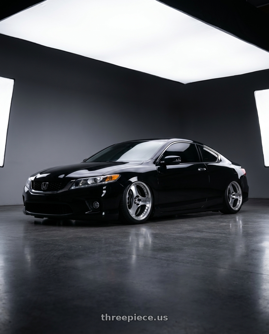 2015 Honda accord coupe  with Advan Racing ONI2 PROGRESSIVE 5x112 20x9.5 +25 MACHINING & DIAMOND CUT wheels