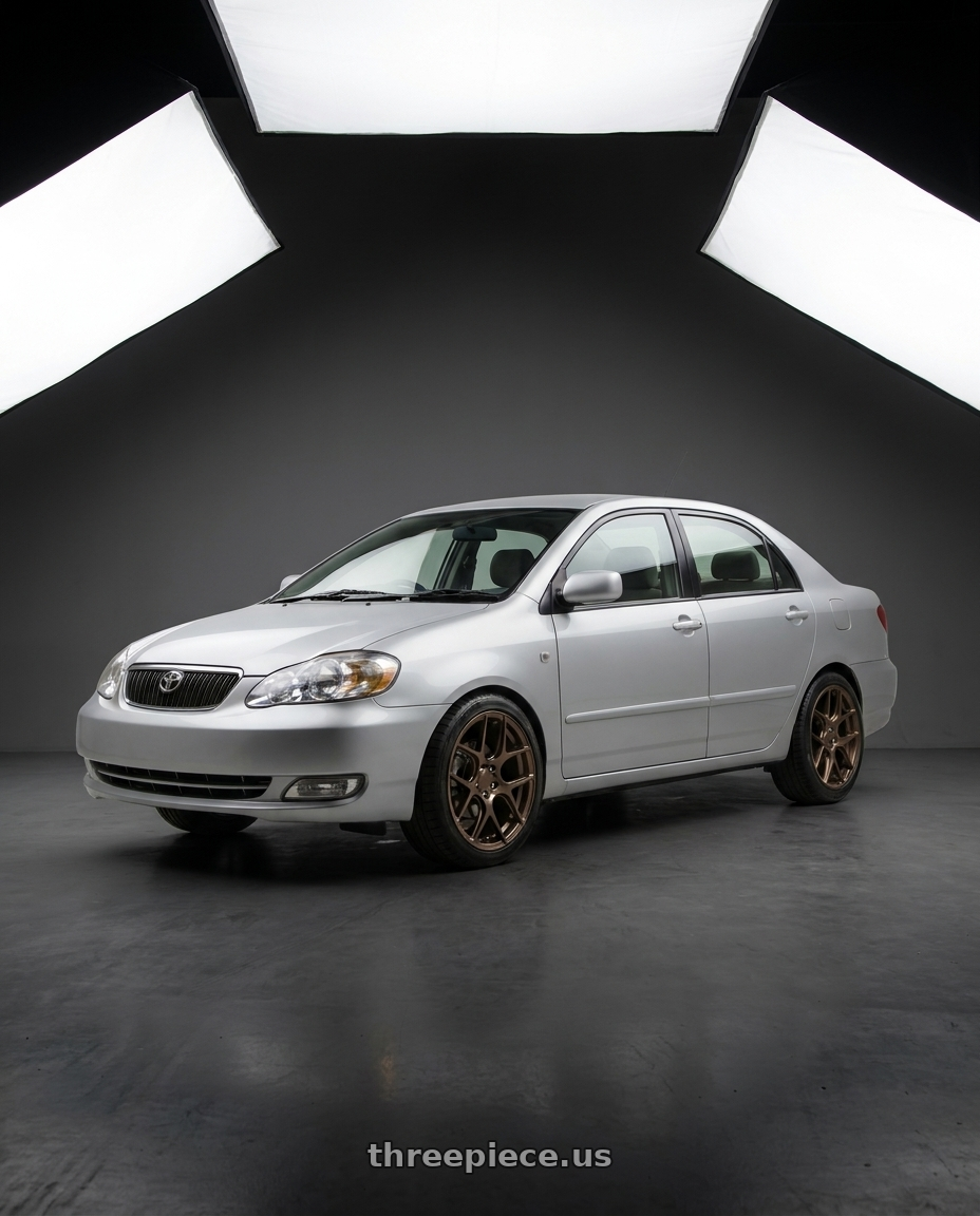 2005 Toyota Altis 18 E with MRR FS1 5x130 18x8.5  +45 Gloss Bronze wheels