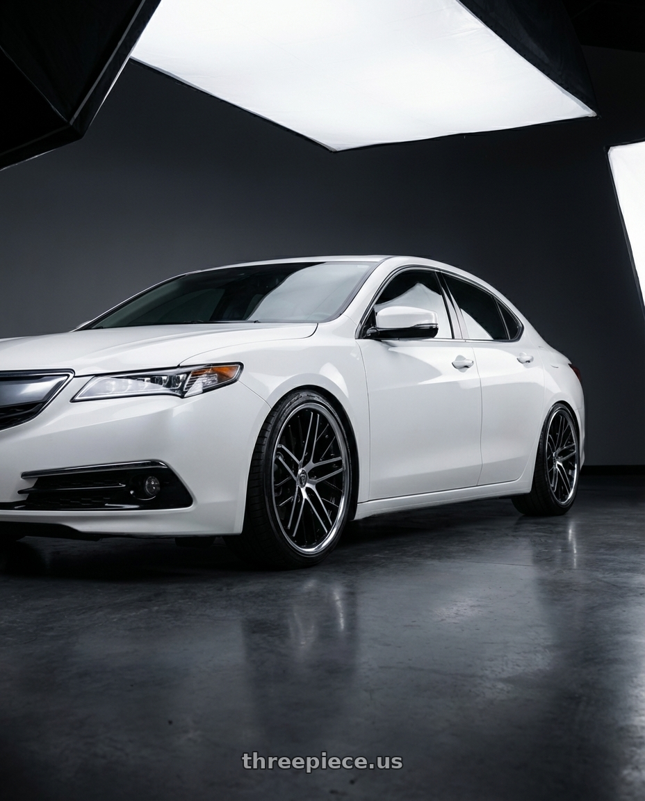 2015 Acura TLX 3.5 W / Tech Package with CAPRI LUXURY C0104 5x114.3 20x9+35 POLISH/BLACK wheels