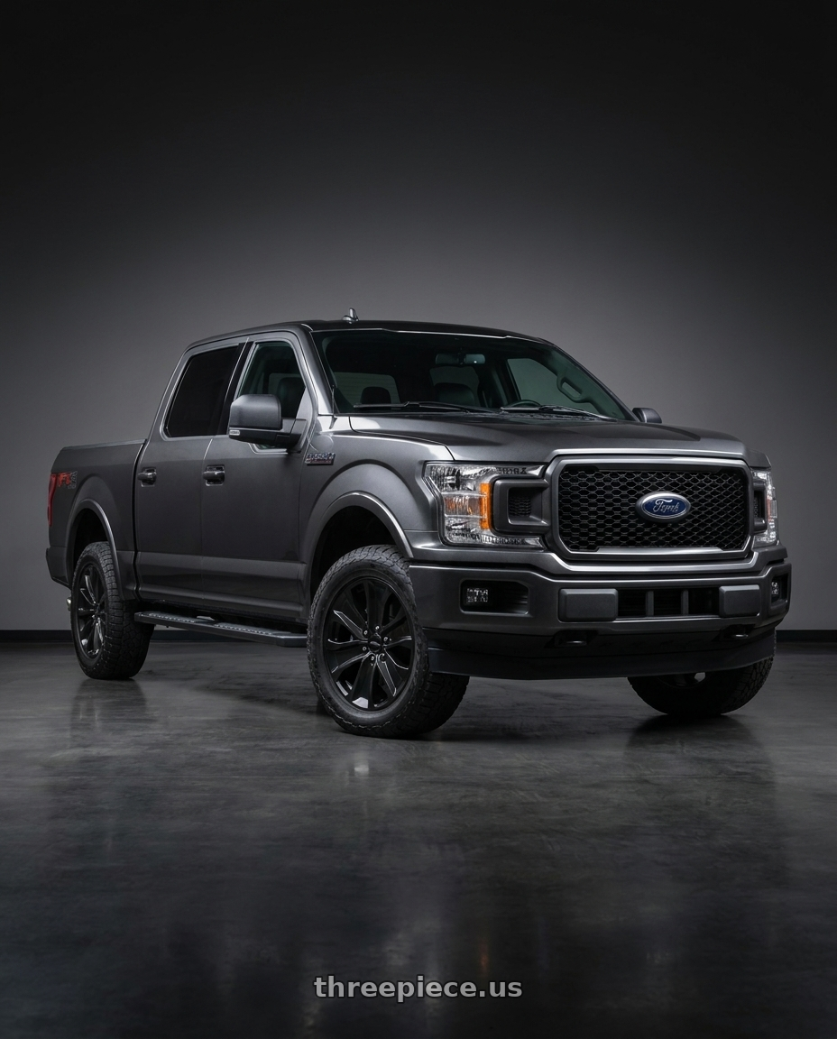 2018 Ford F-150 XLT with Method Race Wheels 318B 6X135 17x8.5 +0 GLOSS BLACK wheels