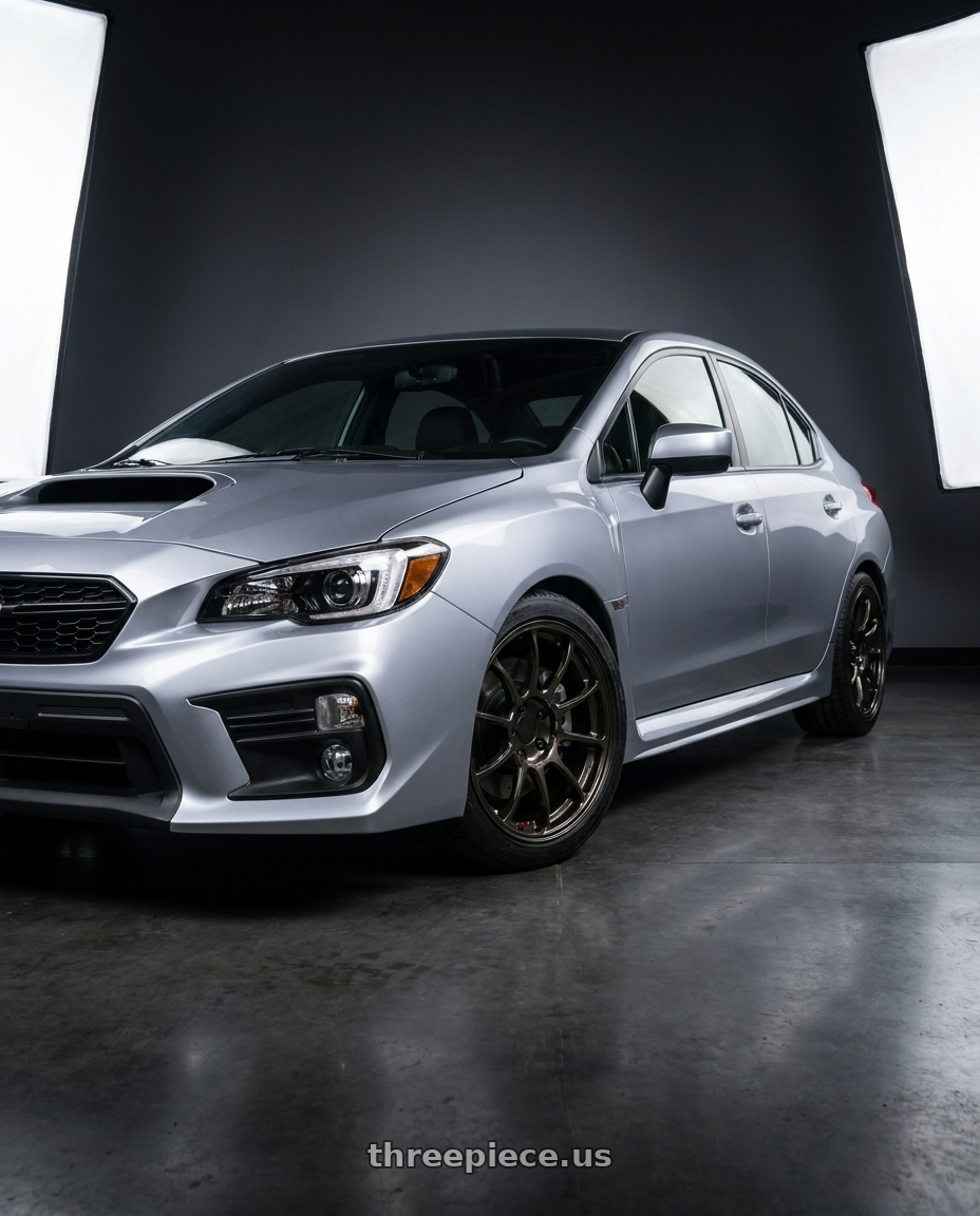 2018  SUBARU  WRX with Volk Racing ZE40 5x114.3 18x8.5+35 Diamond Dark Gunmetal wheels