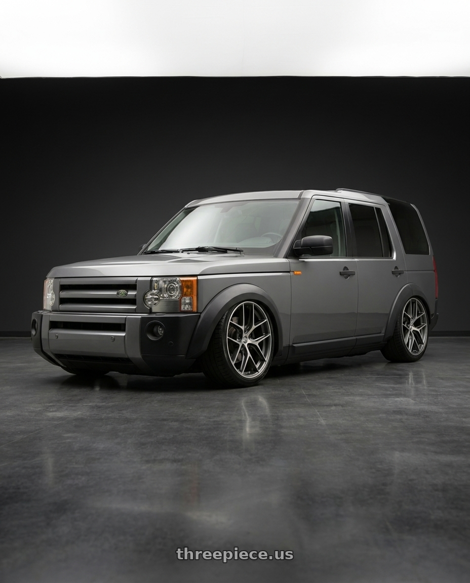 2005 Land Rover Discovery 3 with BBS CC-R 5x120 19x9.5+40 Graphite w/ Diamond Cut Face wheels