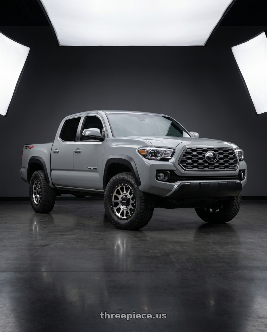 2021 Toyota Tacoma TRD Sport with Method Race Wheels 305MB NV 6x139.7 17x8.5 +0 MACHINED - MATTE BLACK LIP wheels
