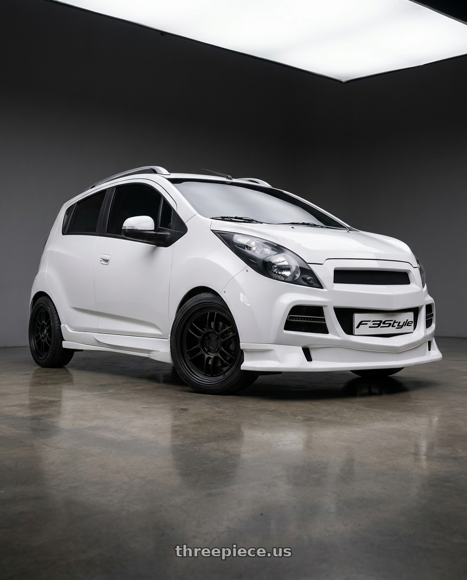 2015 Chevy Spark LS with Enkei RPF1 4x100 17x7+43 Matte Black wheels
