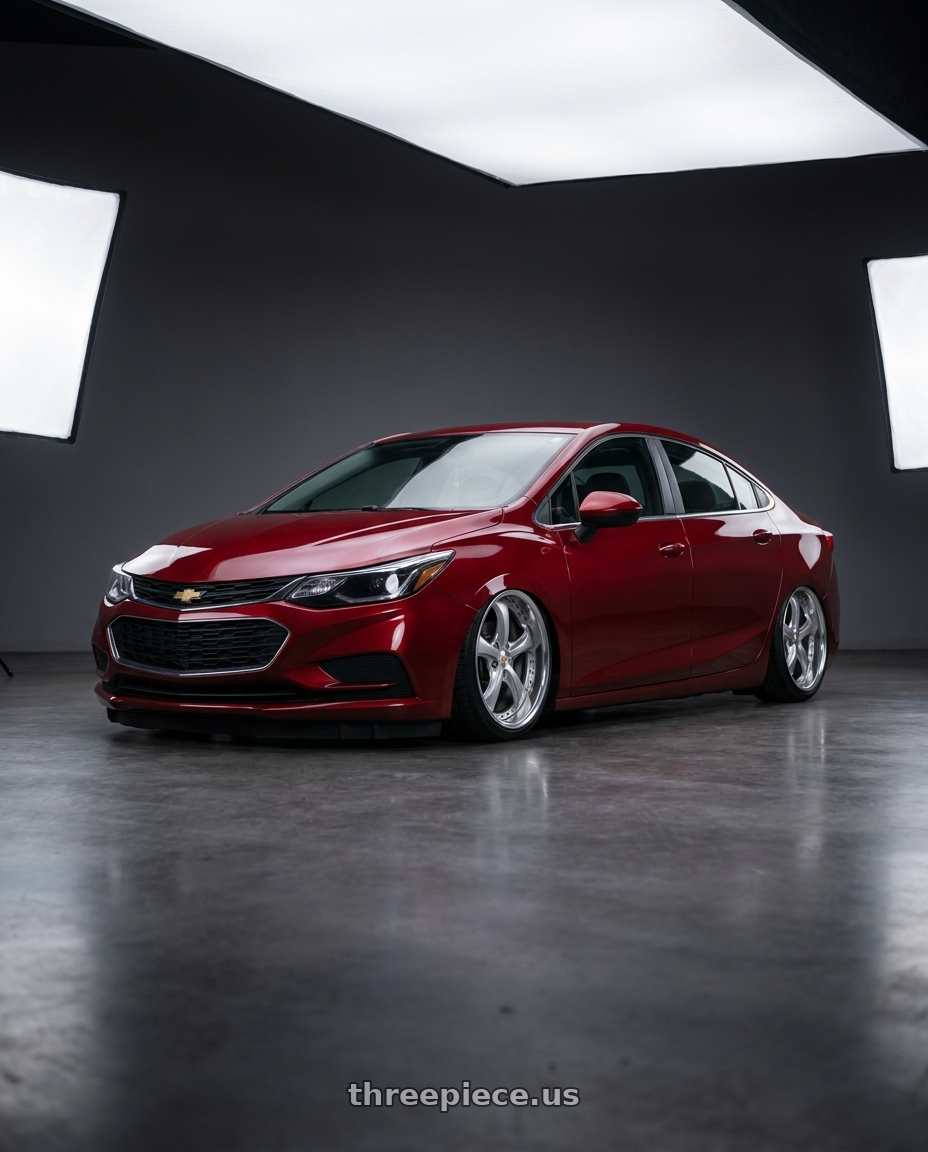 2017 chevrolet cruze lt with Work Wheels VS-KF 5x105 19x8+3 Light Grey Silver L Disk FULL REVERSE wheels