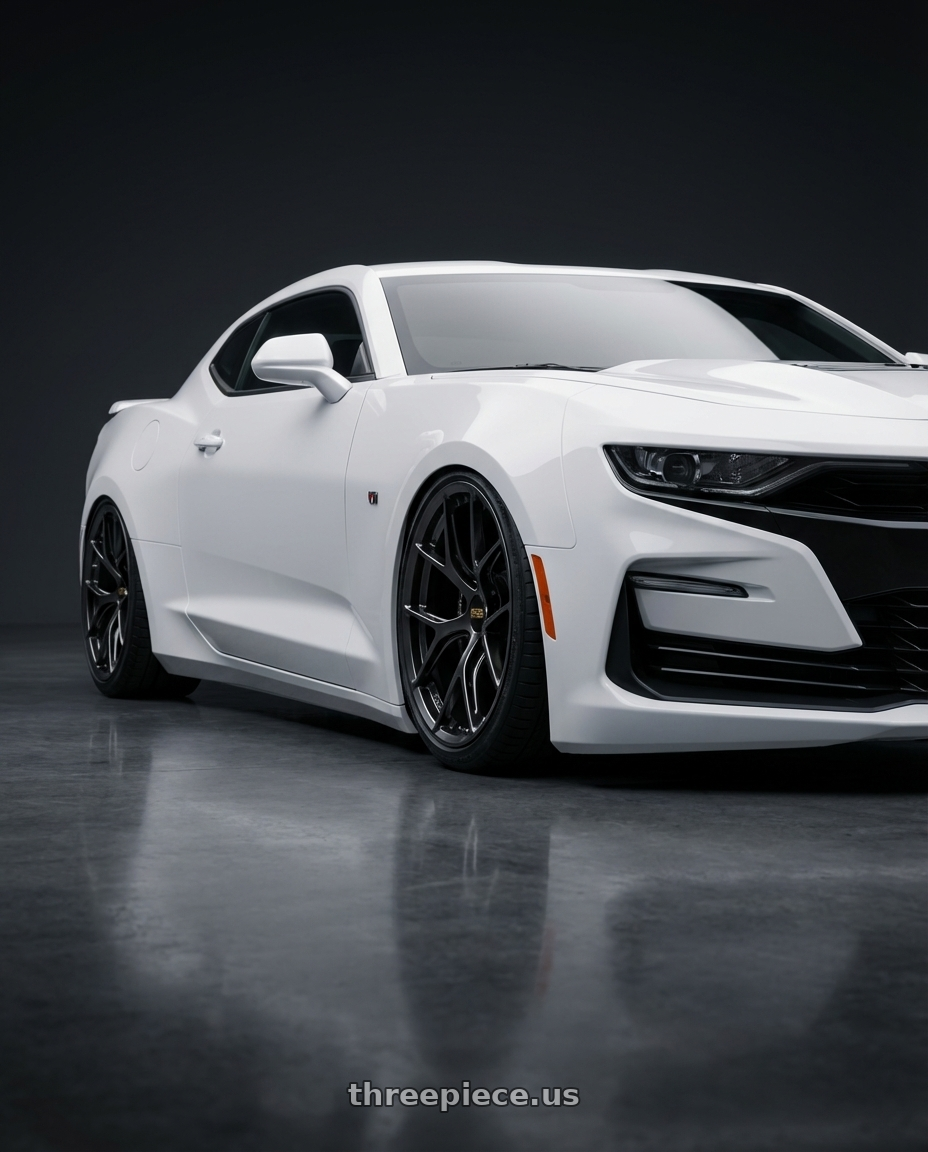 2022 Chevrolet Camaro with BBS FI-R 5x120 20x9.5+22 Diamond Black wheels