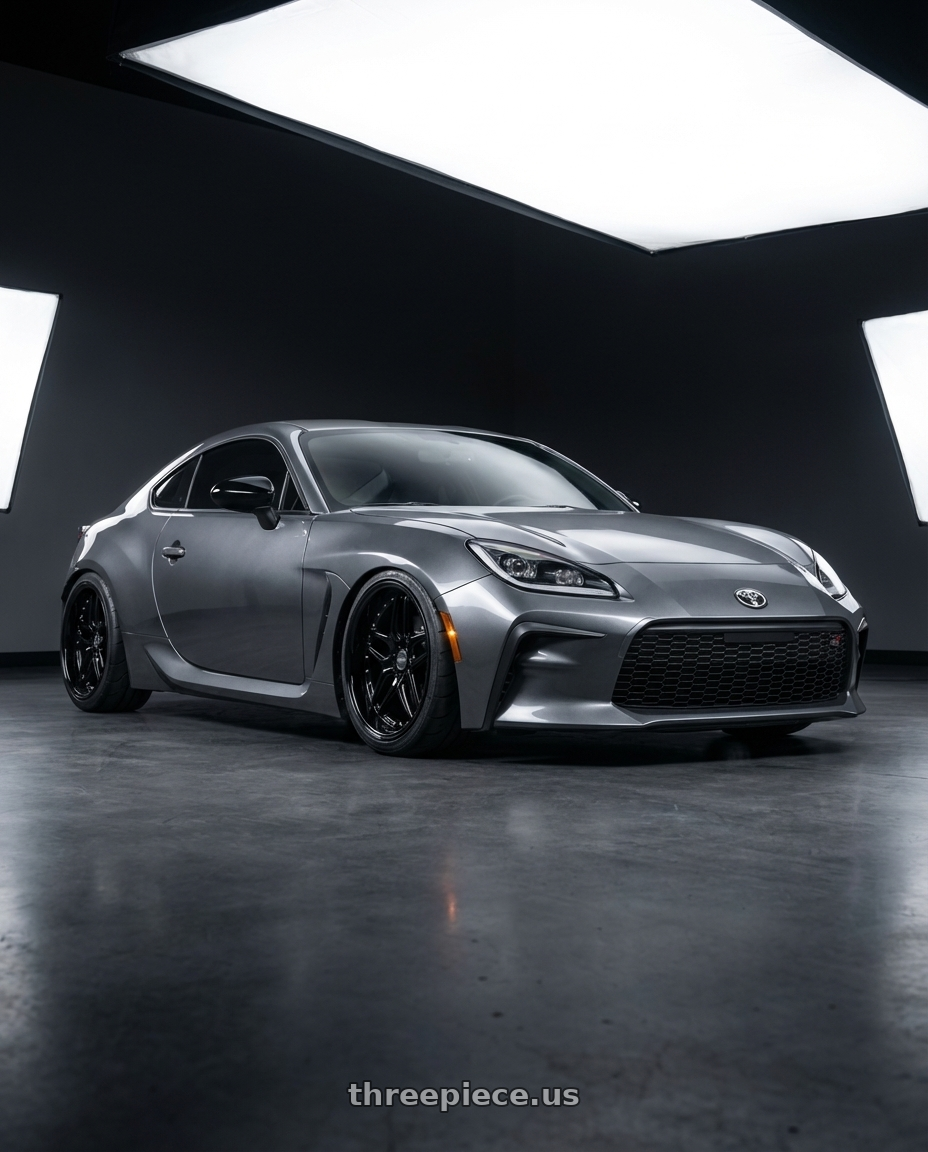 2022 Toyota Gr86 with ESR Wheels CS SERIES CS15 5x114.3 19x10.5 +15 Gloss Black wheels