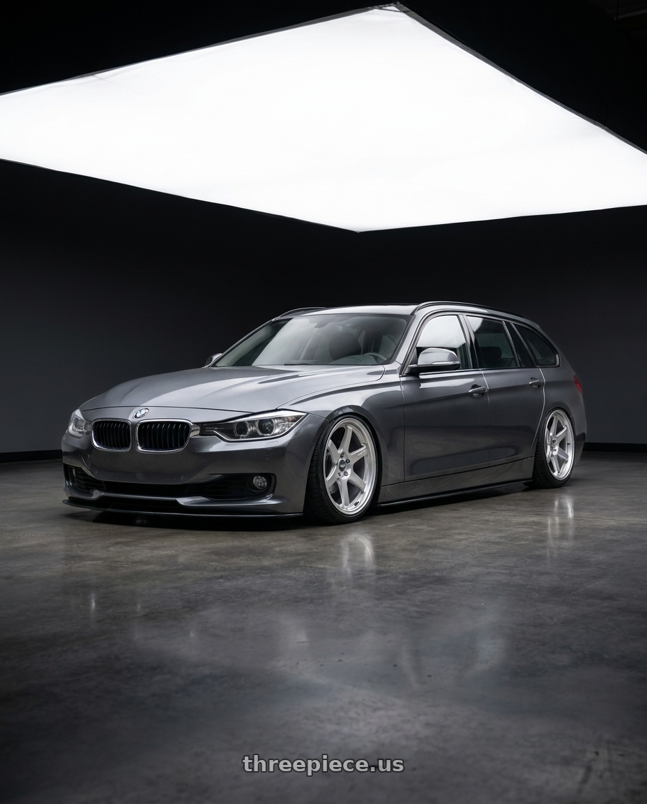 2016 BMW 3 Series F30 with ESR Wheels APEX SERIES AP6 5x120 19x9.5 +22 Hyper Silver wheels