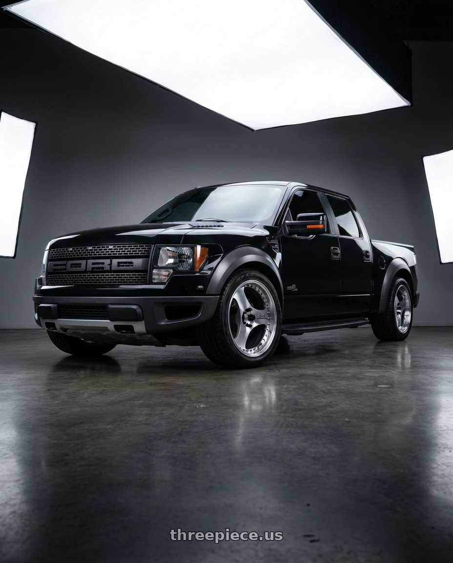 2010 Ford F150 Raptor  with Advan Racing ONI2 PROGRESSIVE 5x114.3 20x10.5 +20 MACHINING & DIAMOND CUT wheels