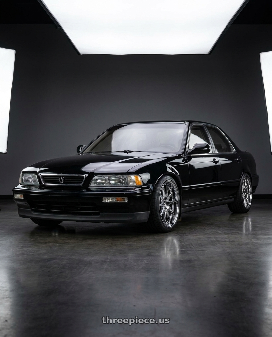 1993 Acura Legend with Aodhan DS02 5x114.3 18x9.5+15 Vacuum Chrome wheels