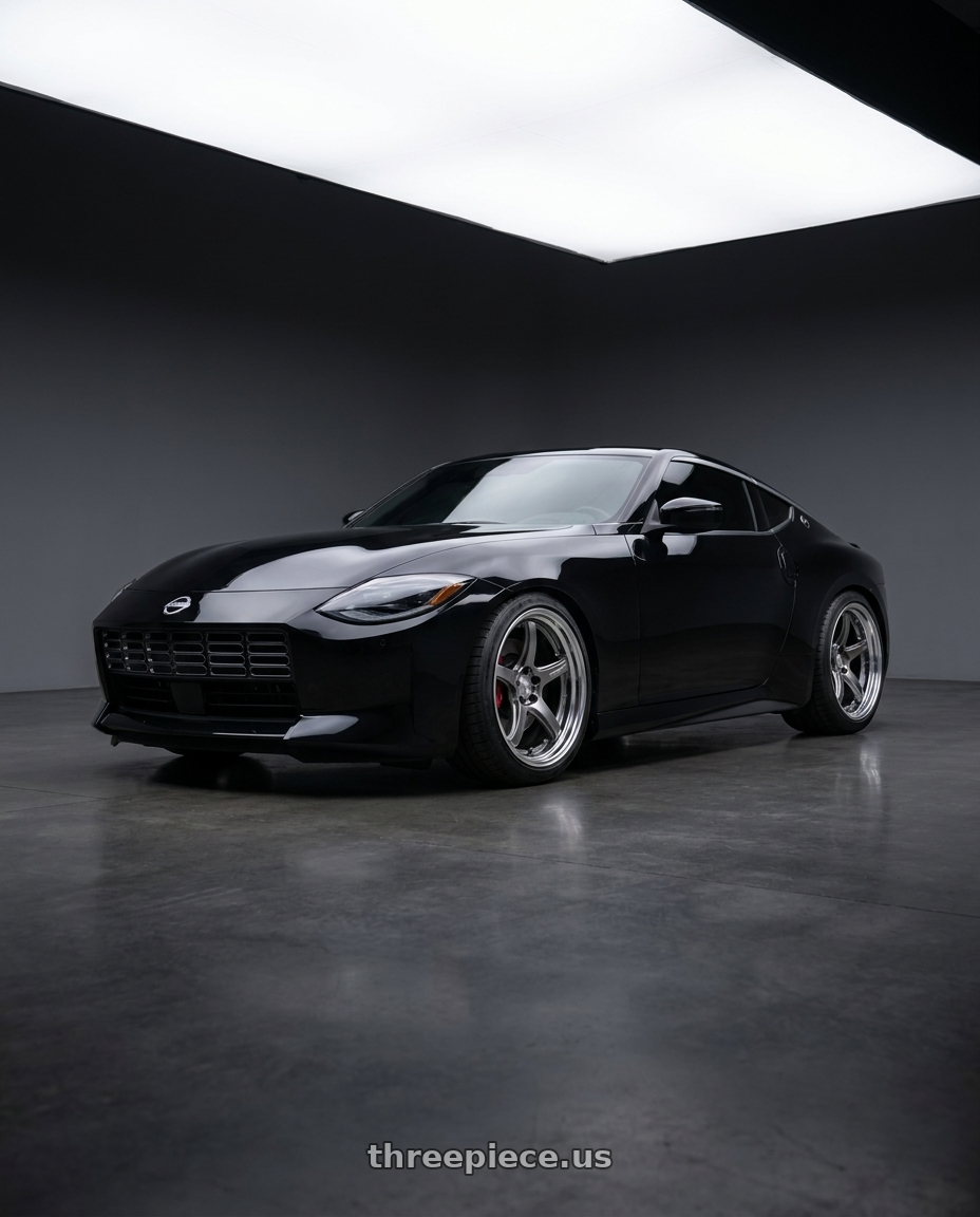 2024 Nissan z performance with Work T5R 2P 5x114.3 19x10.5 +22 GT SILVER wheels