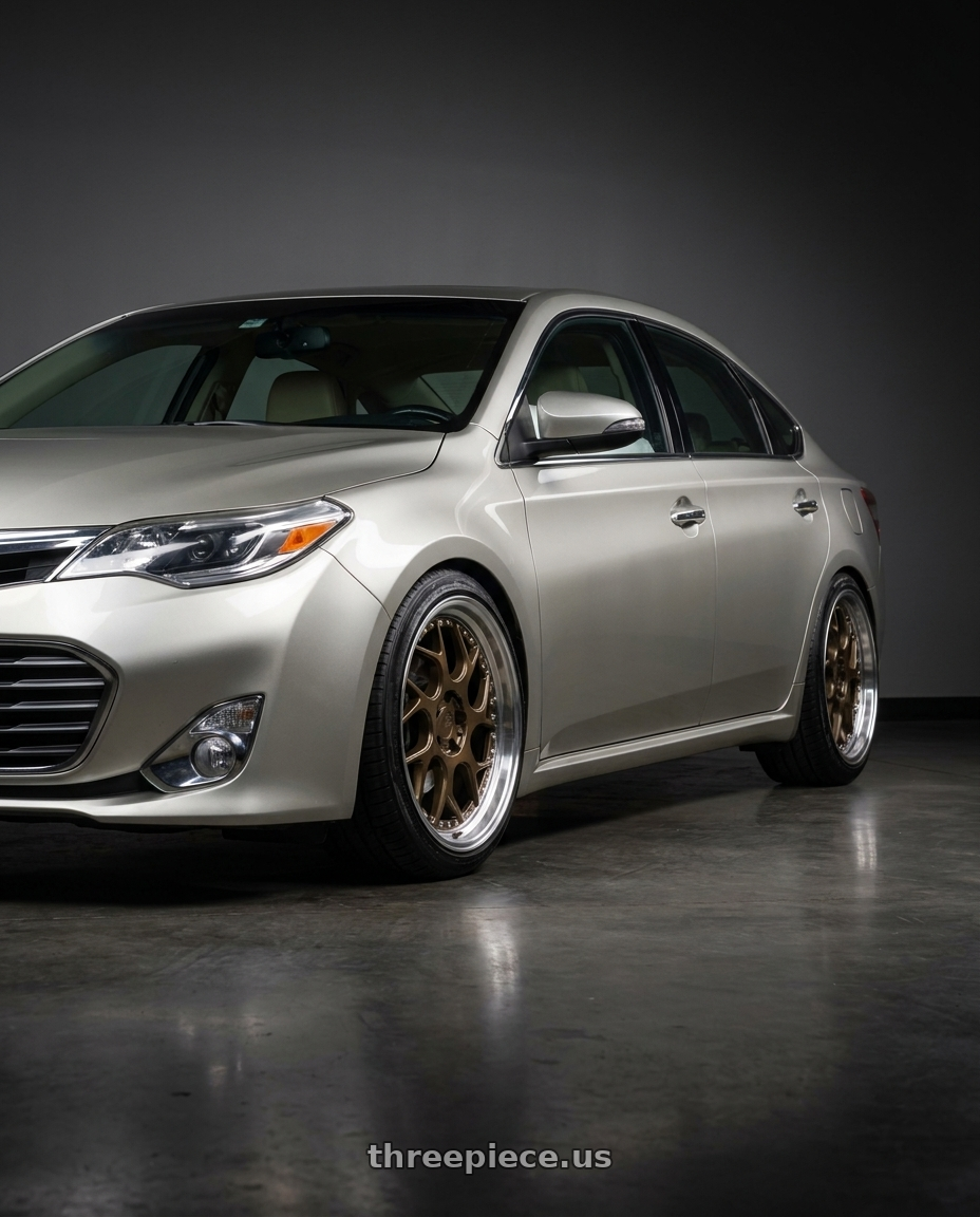 2013 toyota avalon with Aodhan DS01 5x114.3 18x8.5+35 Bronze w/Machined Lip wheels