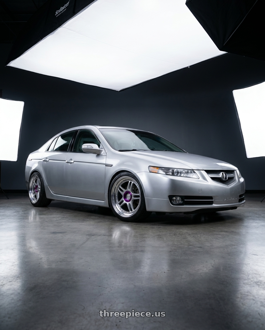 2007 Acura TL with Threepieceus Hubcentric Rings wheels