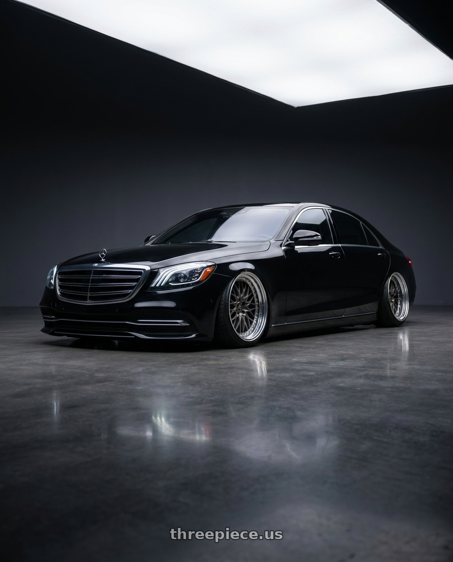 2020 Mercedes Benz s5604 4matic with Work Vs-Xv 5x112 20x9.5+15 O Disk Matte Dark Gunmetal wheels