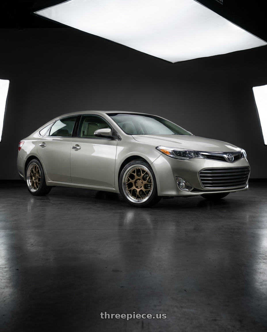 2013 toyota avalon with Aodhan DS01 5x114.3 18x8.5+35 Bronze w/Machined Lip wheels