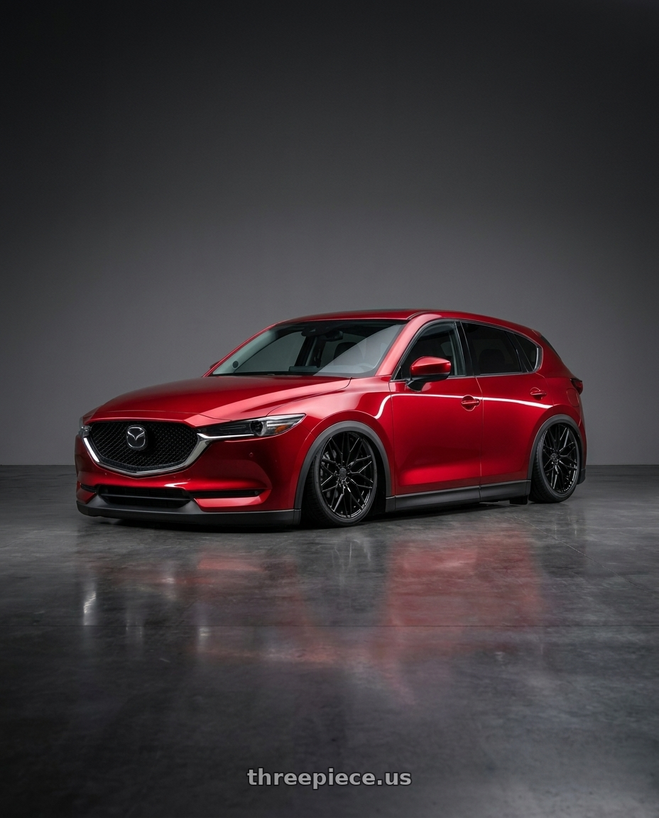 2021 Mazda Cx 5 with Avant Garde Wheels M520R 5X112 19x9.5 +40 Gloss Black wheels
