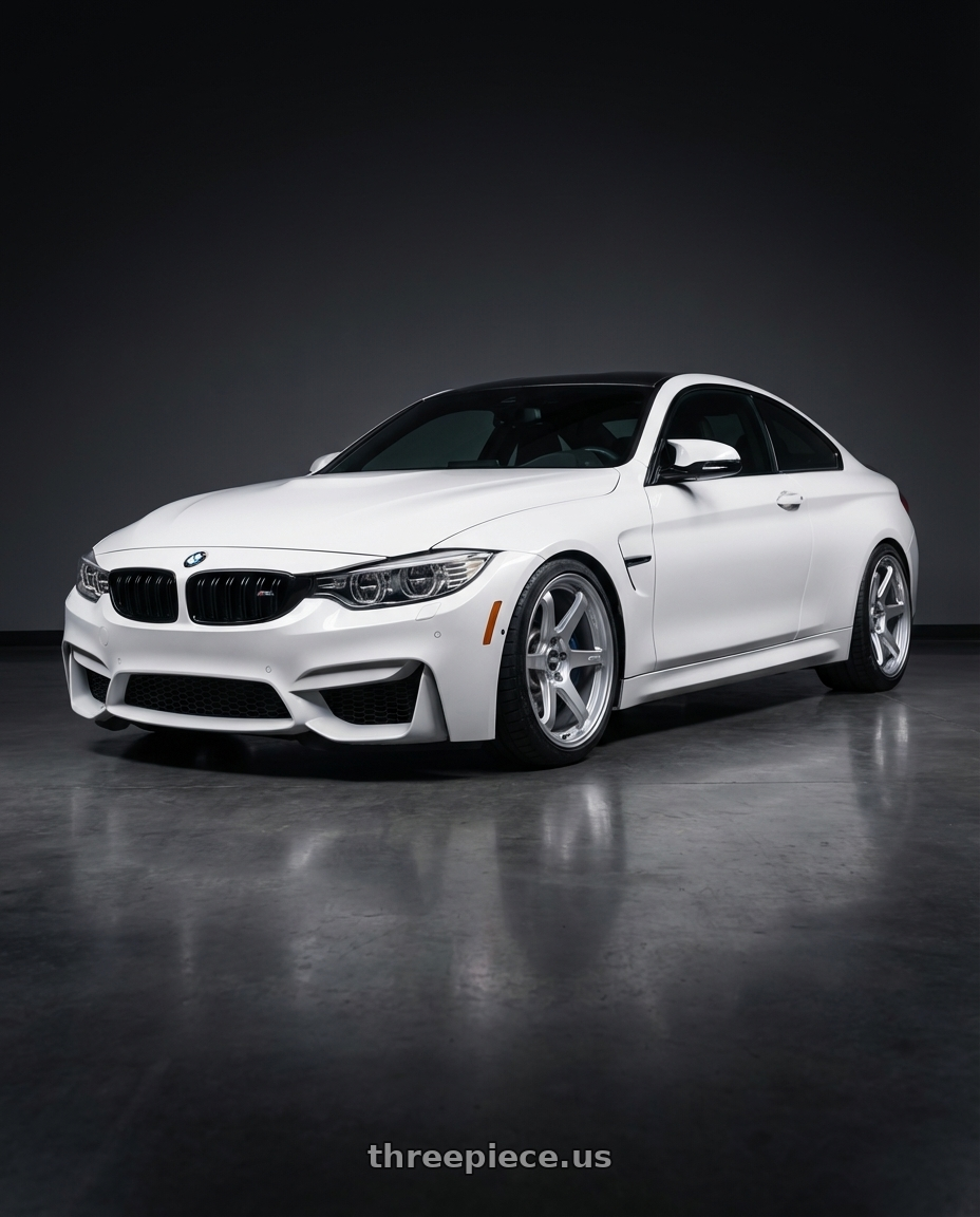 2018 BMW M4 F82 with ESR Wheels APEX SERIES AP6 5x120 19x8.5 +30 Hyper Silver wheels
