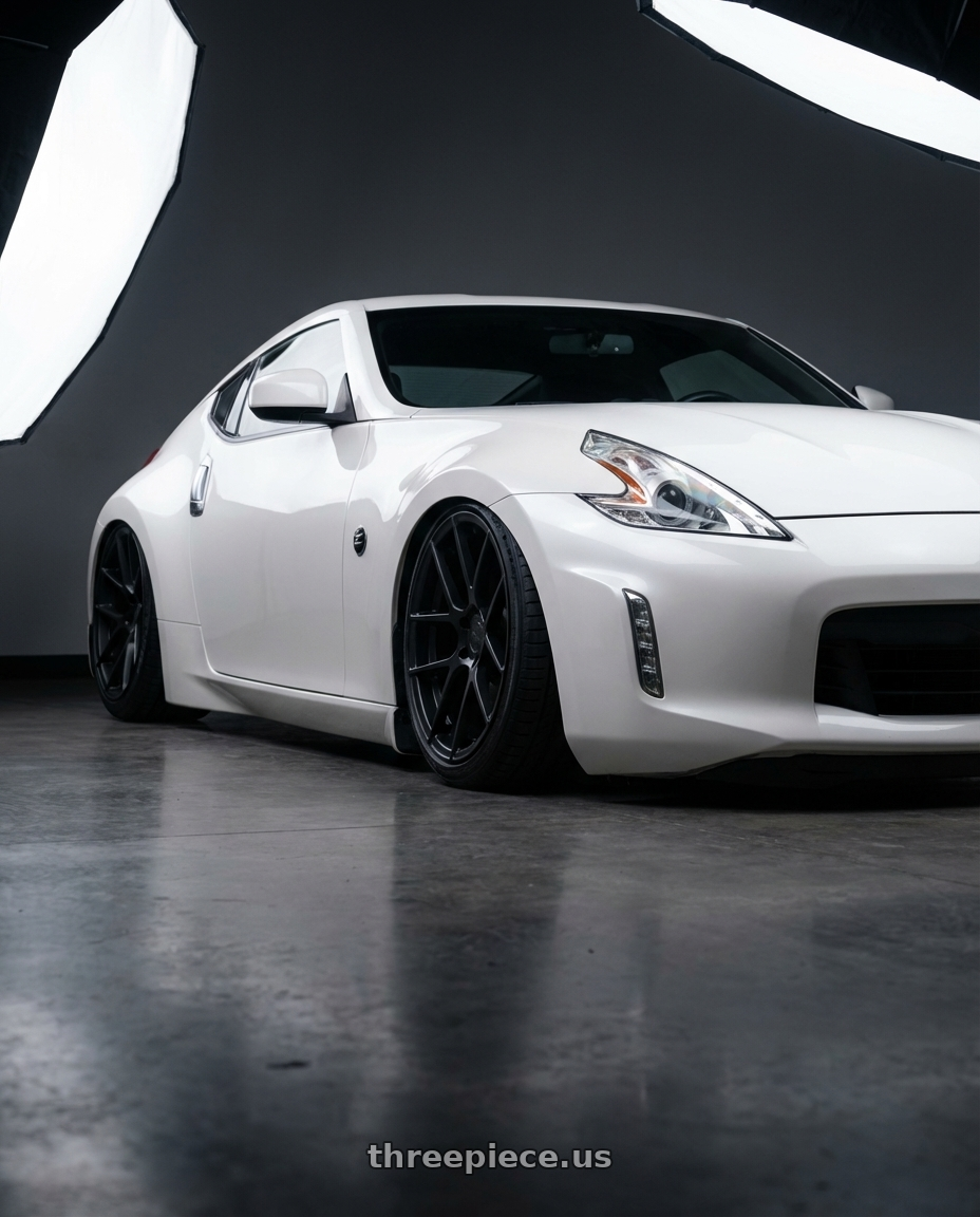 2019 Nissan 370Z with Avant Garde Wheels M510 5X114.3 19x9.5 +40 Matte Black wheels