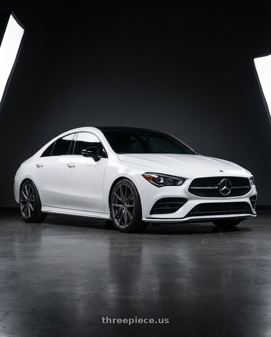 2023 Mercedes-Benz CLA C118 with Niche 1PC M116 MISANO 5X112 19X8.5 +34 MATTE GUN METAL wheels