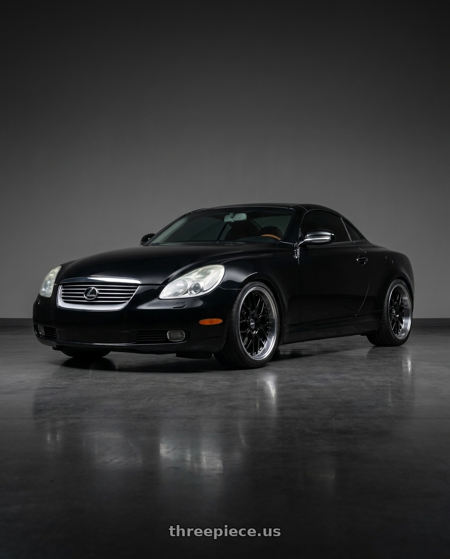 2005 lexus sc430 with ESR Wheels CS18 5x114.3 18x9.5 +35 Gloss Black wheels