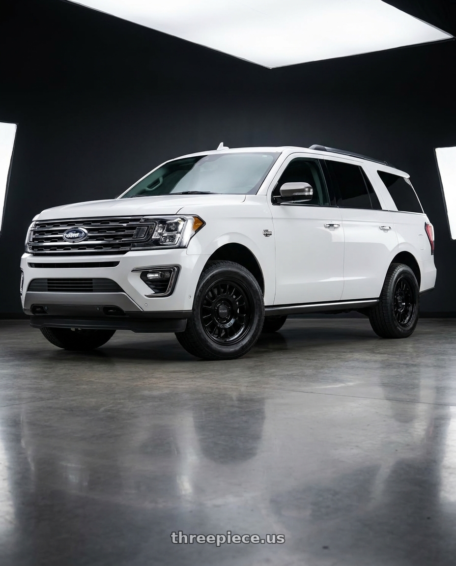 2020 Ford Expedition Max XLT with Method Race Wheels 318B 6X135 17x8.5 +0 GLOSS BLACK wheels