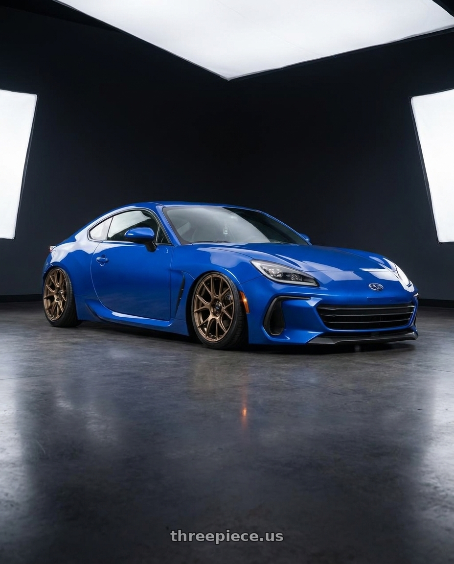 2024 Subaru BRZ with Konig Ampliform 5x114.3 18x8.5+35 Gloss Bronze wheels