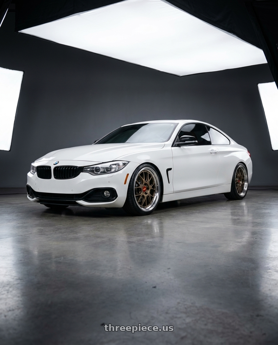 2015 bmw 428i coupe with BBS LM-R 5x120 20x9.5+23 Matte Bronze wheels