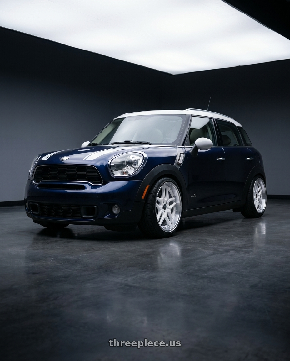 2012 Mini Countryman with ESR Wheels CS SERIES CS15 5x100 18x10.5 +22 Gloss White wheels