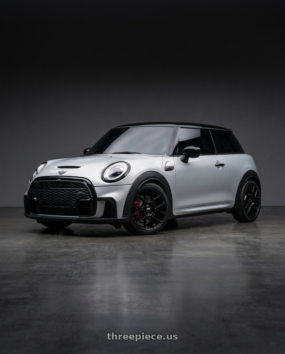 2017 Mini cooper jcw with BBS XR 5x112 18x8.0+44 Gloss Black wheels
