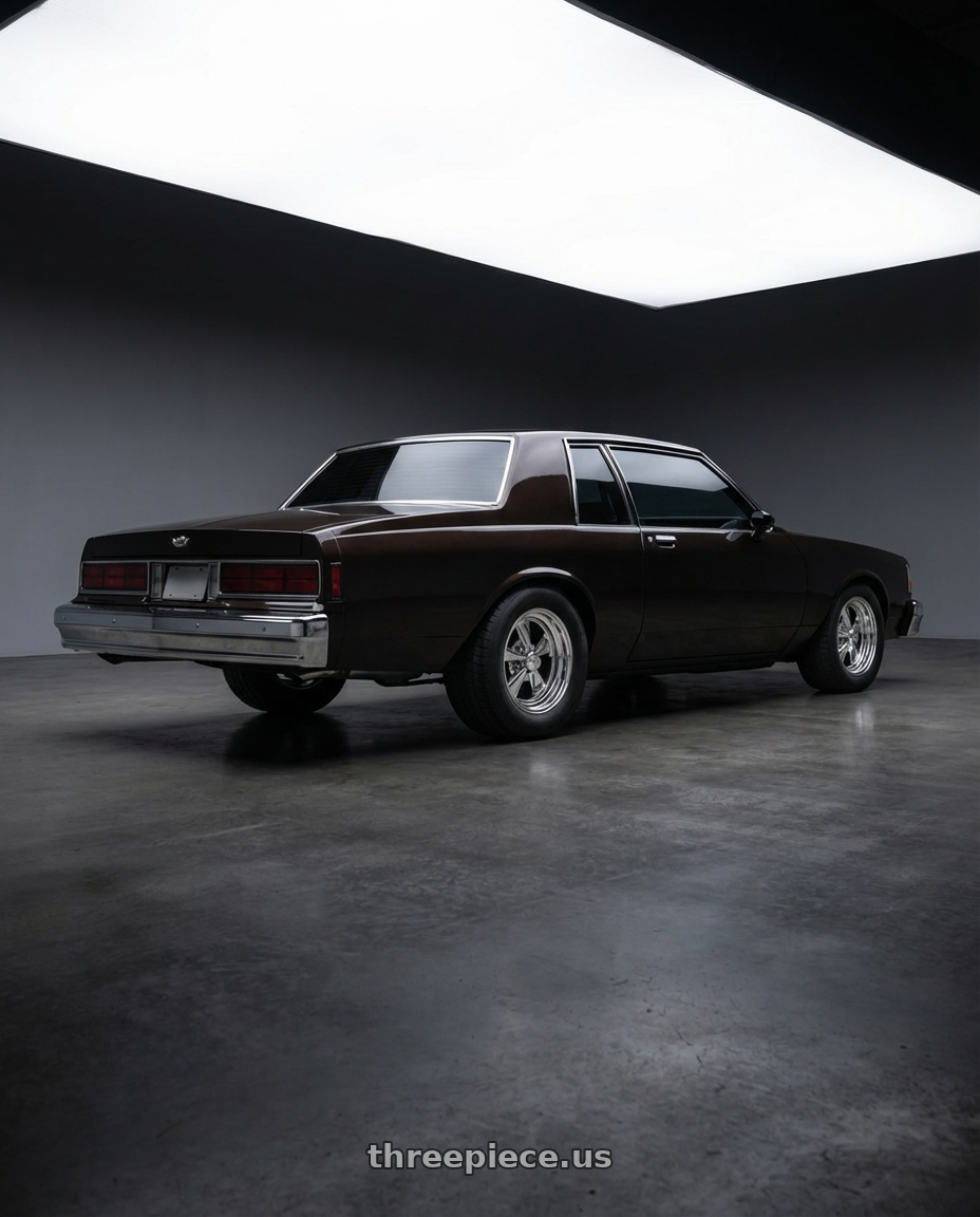 1981 Chevrolet Caprice with Cragar 61C S/S 5x114.3 15x7 +0 A174351 wheels rear three quarter view meaty tires