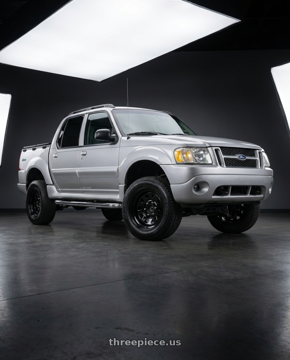 2005 Ford explorer sport trac with Vision HD 84H 5x114.3 15x7-6 Gloss Black wheels
