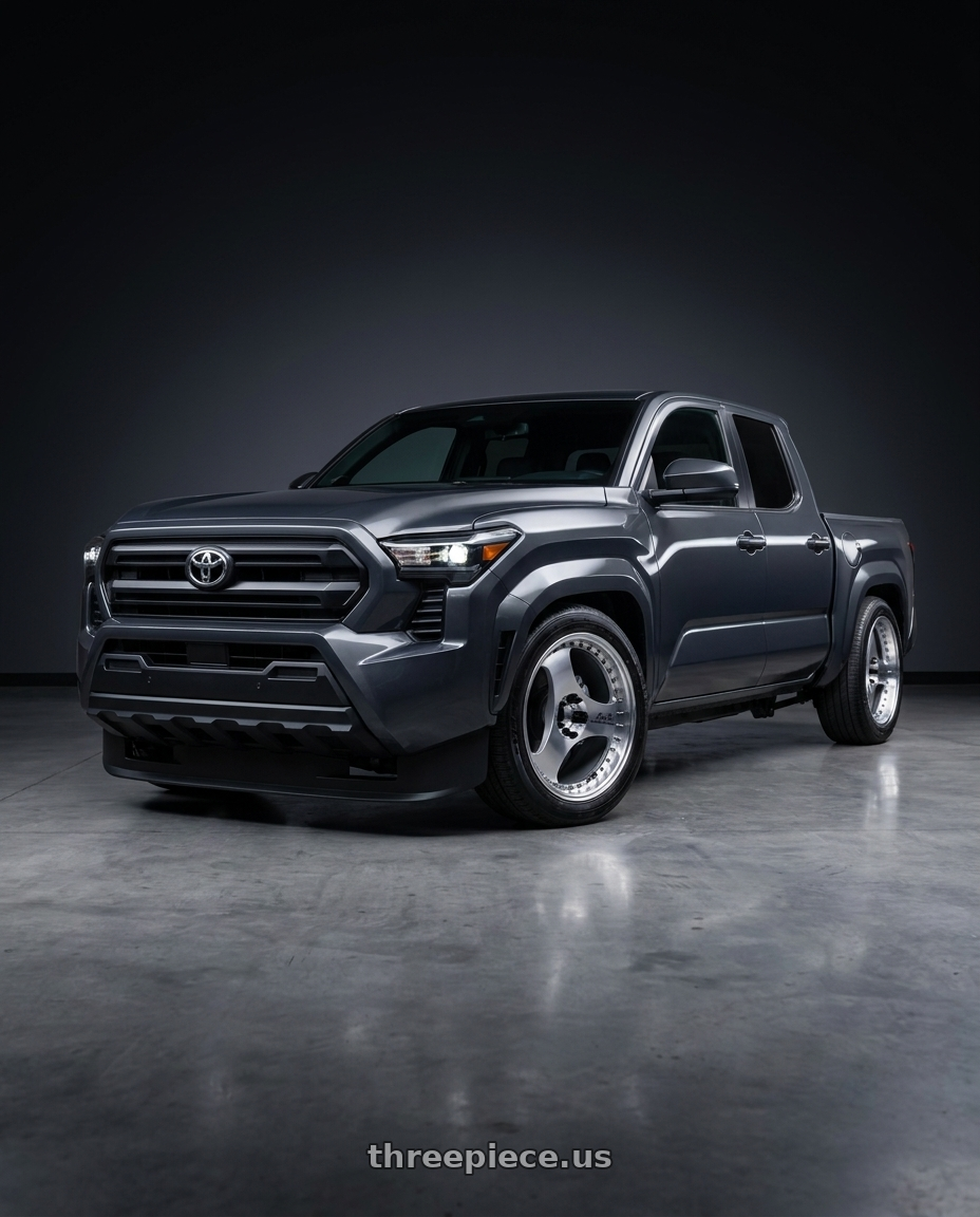 toyota tacoma 4th gen 2024 sr rwd with Advan Racing ONI2 PROGRESSIVE 5x114.3 20x9.0 +39 MACHINING & DIAMOND CUT wheels