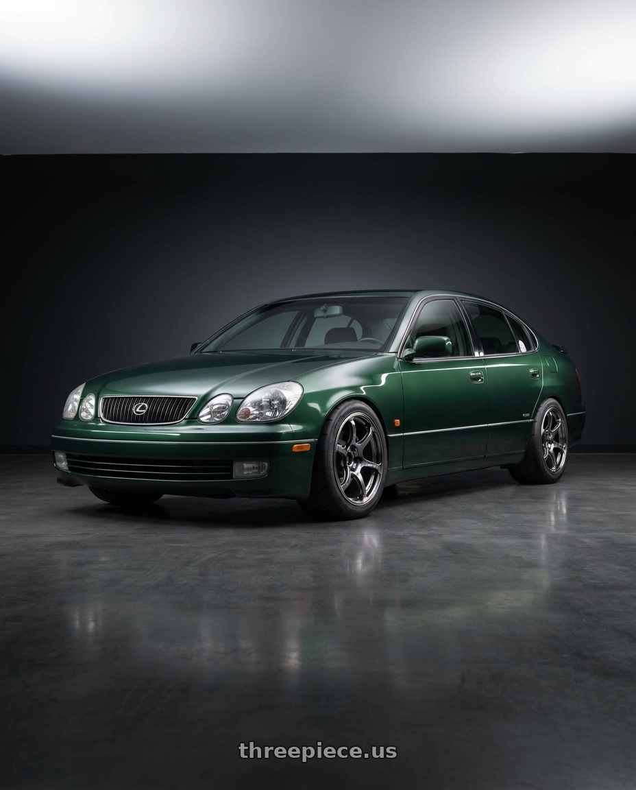 1998 toyota aristo with Advan Racing RG-4 5x114.3 18x9.5 +38 RACING HYPER BLACK & RING wheels