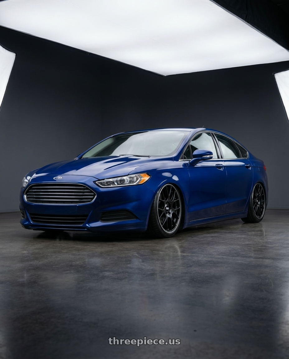 2015 Ford mondeo sedan with BBS CH-R 5x120 18x8 +40 Satin Black Polished Rim Protector wheels