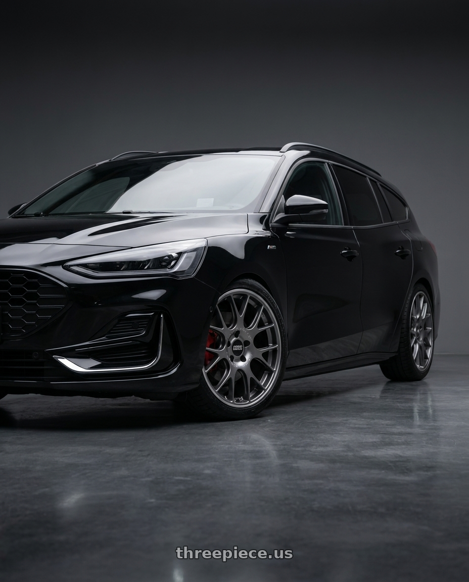 2025 Ford Focus Wagon Royal Ego with BBS CH-R 5x112 20x8.5 +40 Satin Titanium Polished Rim Protector wheels