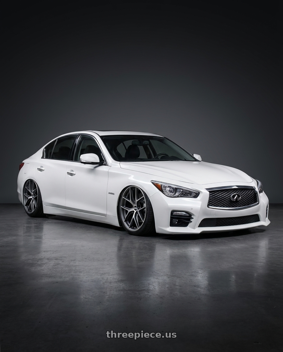 2020 Infiniti Q50 with BBS CC-R 5x114.3 20x10.5+25 Graphite w/ Diamond Cut Face wheels