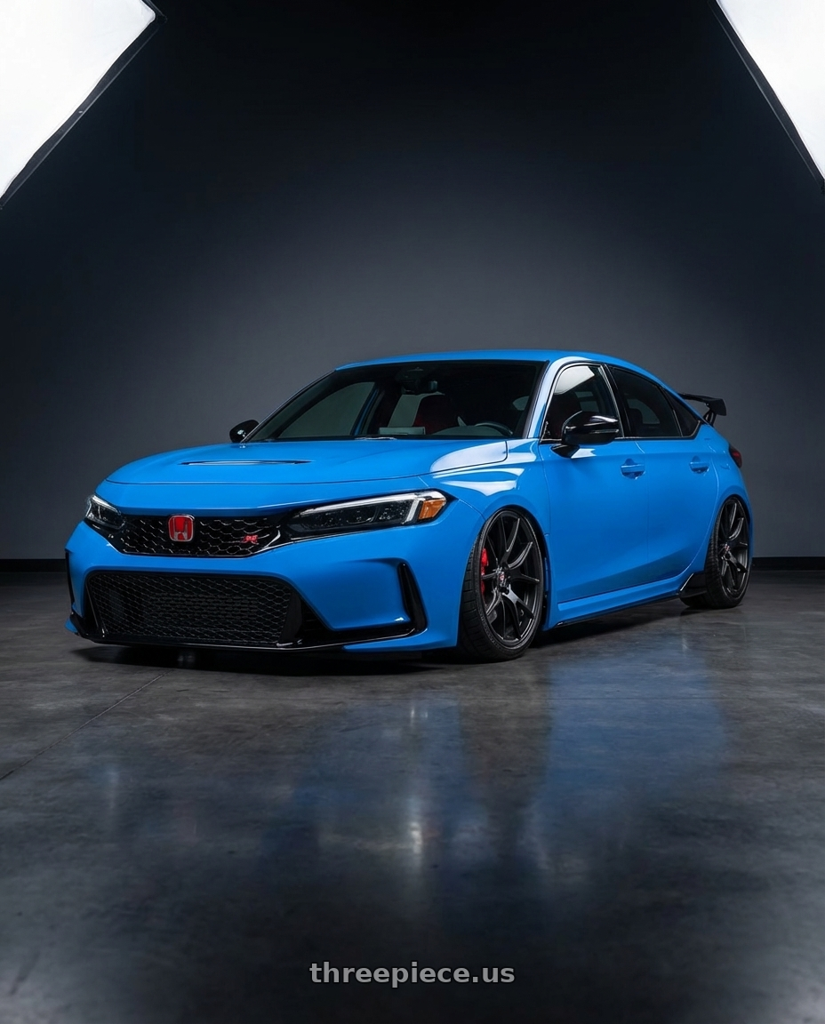 2020 Honda Civic Type R with Forgestar CF5V 5x120 19x9 +38 Satin Black wheels