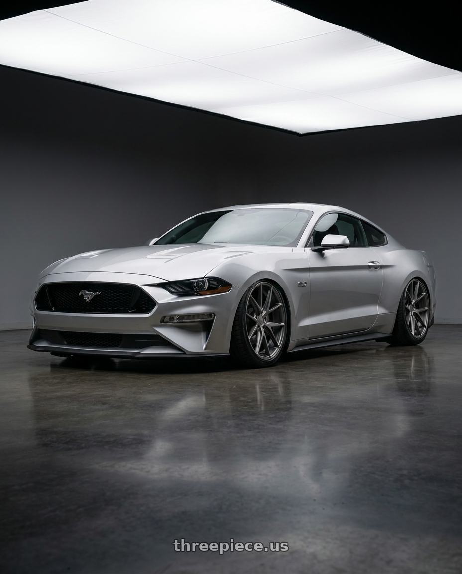2018 Ford mustang with Niche 1PC M116 MISANO 5X114.3 20X10.5 +30 MATTE GUN METAL wheels