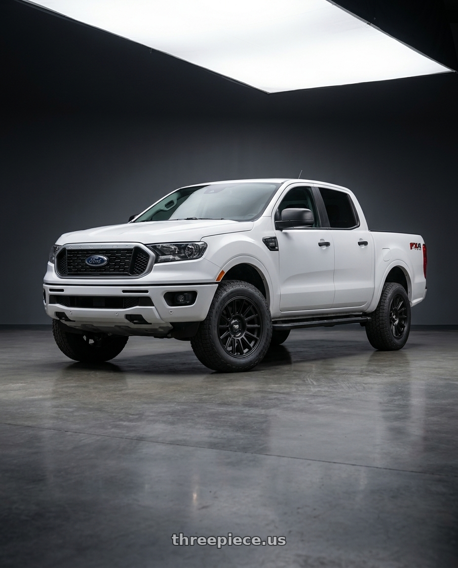 2021 Ford Ranger XL with Dirty Life Journey 9316 6x139.7 17x8.5+0 Matte Black wheels