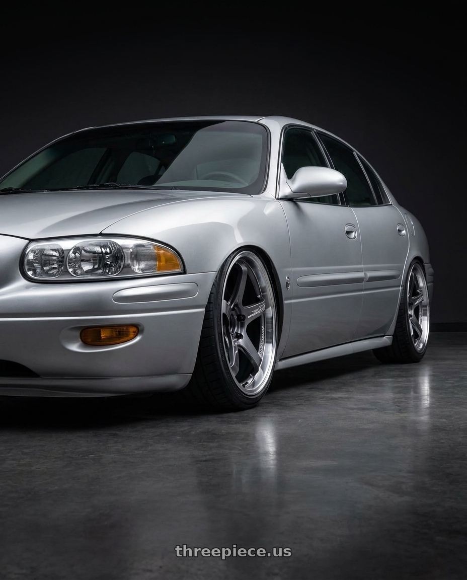 2001 Buick Lesabre with Advan Racing GT BEYOND 5x114.3 19x8.5 +45 MACHINING & HYPER PLATINUM BLACK wheels