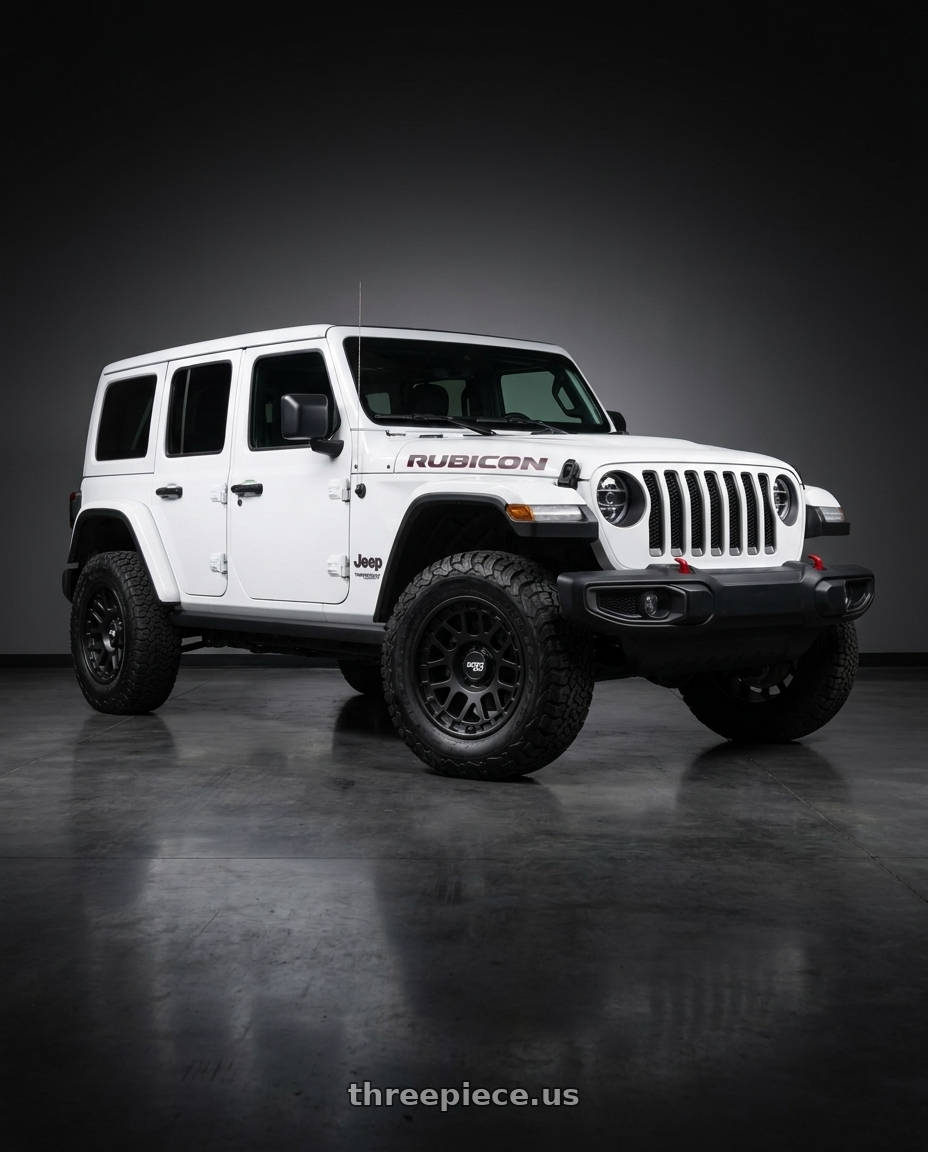 2021 Jeep Wrangler Sport fitted with Dirty Life Mesa 9306 5x127 17x9-12 Matte Black $284 wheels