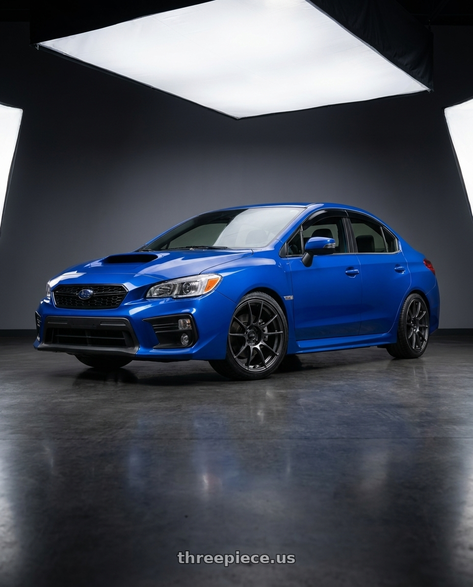 2021 Subaru WRX Limited with Ssr Gtx04 5x114.3 18x9.5+40  DARK GUNMETAL wheels