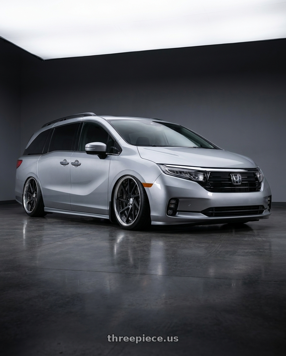 2024 honda odyssey  with Work Gnosis Cvs 5x120 20x8+45 A Disk Matte Black wheels