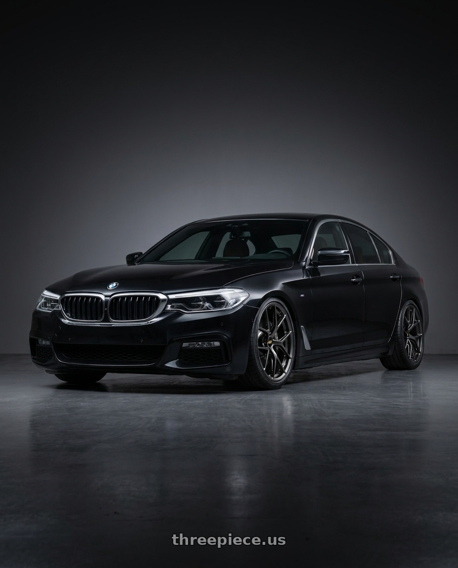 2019 BMW 5 series  with BBS FI-R 5x112 20x9.0+35 Diamond Black wheels